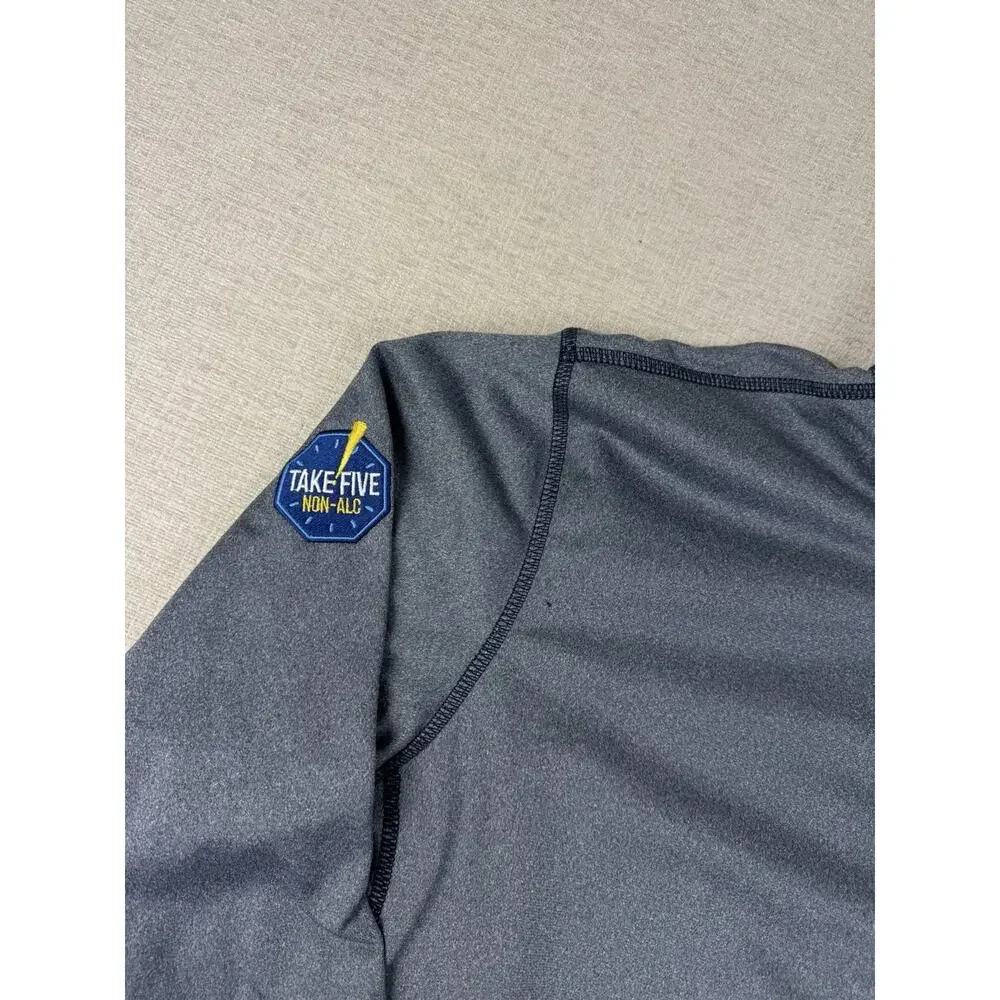 The North Face Molson Coors 1/4 Zip Pullover Men’s XL Gray Beer Promo Fleece